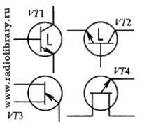 Условное обозначение лавинных транзисторов