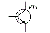 Обозначение транзистора КТ8127Б1 на схемах