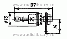 Стабилитрон Д816В  цоколевка и размеры