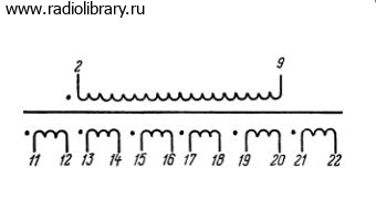 Электрическая принципиальная схема трансформатора питания ТПП203