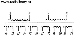 Электрическая принципиальная схема трансформатора питания ТПП314