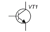 Обозначение транзистора КТ325ВМ на схемах