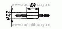 Стабилитрон Д814Б1  цоколевка и размеры