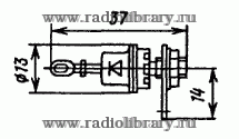 Стабилитрон Д815Д  цоколевка и размеры