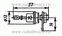 Стабилитрон Д816Б  цоколевка и размеры