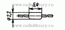 Стабилитрон КС139Д-1  цоколевка и размеры