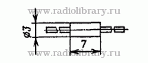 Стабилитрон КС156Г  цоколевка и размеры