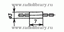 Стабилитрон КС166А  цоколевка и размеры