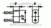 Стабилитрон КС182А  цоколевка и размеры