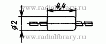 Стабилитрон КС182А2  цоколевка и размеры