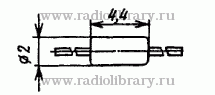 Стабилитрон КС191А2  цоколевка и размеры