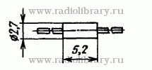 Стабилитрон КС207А  цоколевка и размеры