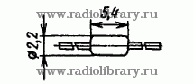 Стабилитрон КС212Ц  цоколевка и размеры