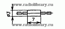 Стабилитрон КС216Ж  цоколевка и размеры