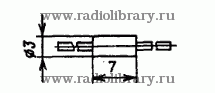 Стабилитрон КС224Ж  цоколевка и размеры