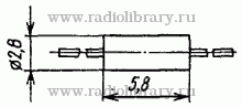 Стабилитрон КС451А  цоколевка и размеры