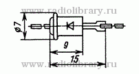 Стабилитрон КС482А  цоколевка и размеры