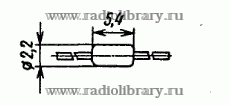 Стабилитрон КС506Г  цоколевка и размеры