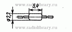 Стабилитрон КС507А  цоколевка и размеры