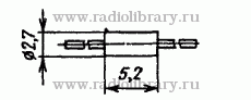 Стабилитрон КС509В  цоколевка и размеры