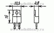 Стабилитрон КС515Г-2  цоколевка и размеры