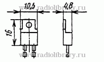 Стабилитрон КС524Г-2  цоколевка и размеры